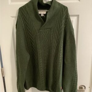 Joseph Abboud Green Cardigan Sweater